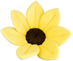Плюшевая ванночка-цветок желтая (Blooming Bath)