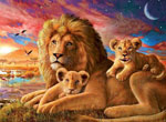 «Семейство львов» 500 шт